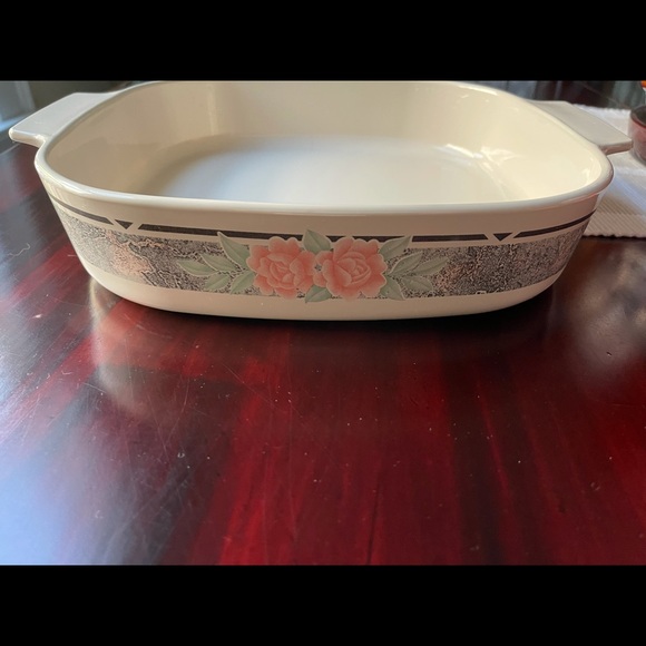 Corning Ware Silk & Roses Casserole Skillet 2.5L - Picture 2 of 9